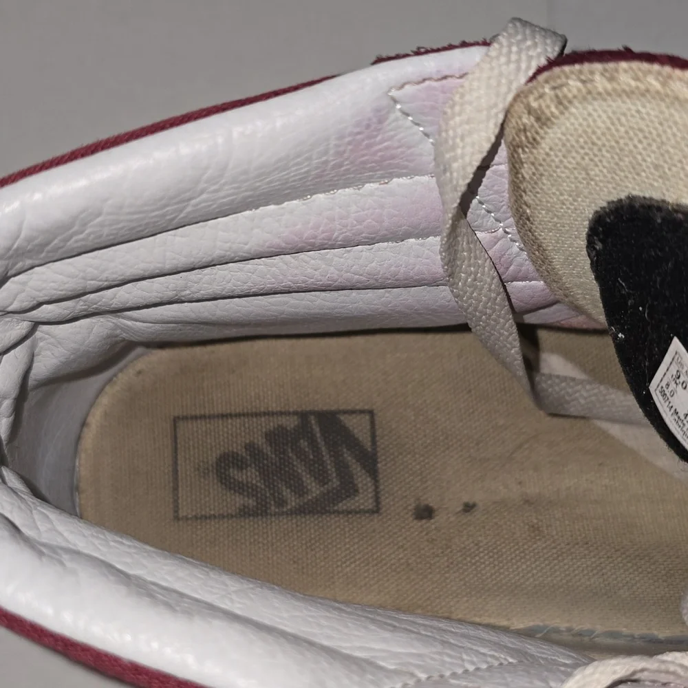 Vans SK8-Hi Sneakers Color Burgundy Canvas Suede Mens Size 9 Womens Size 10.5 - Picture 9 of 15